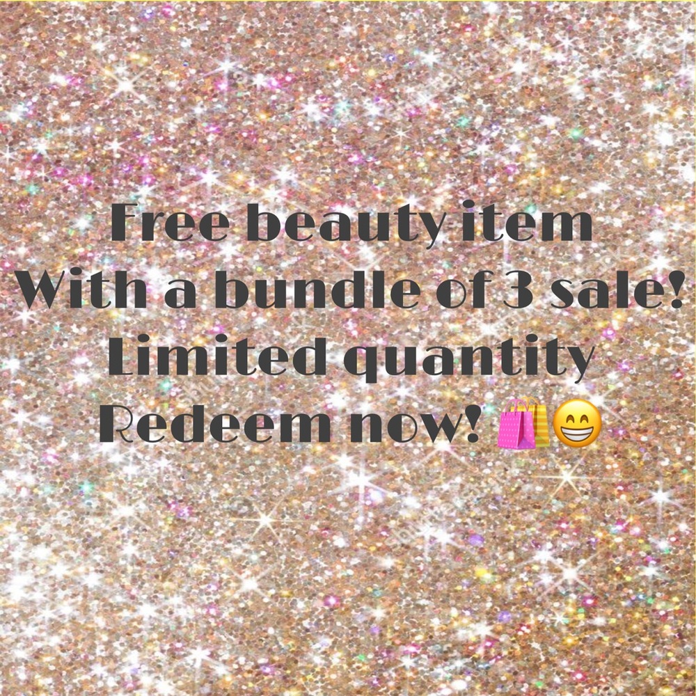 Free Beauty Item with a Bundle of 3 Sale! 🛍😁